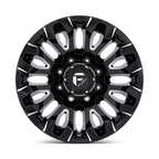 Fuel 1PC D828 Quake 18x9 Gloss Black Milled Wheel with 8x165.1 Bolt Pattern and 125.10 Center Bore