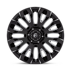 Fuel 1PC D828 QUAKE 20x10 Inch Gloss Black Milled Wheel with -18 Offset and 6x139.7 Bolt Pattern