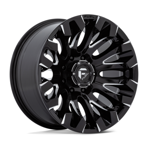 Fuel 1PC D828 Quake 20x10 Black Gloss Milled Off-Road Wheel
