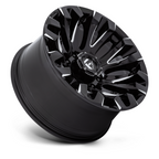 Fuel 1PC D828 Quake 20x10 Black Gloss Milled Wheel with -18 Offset