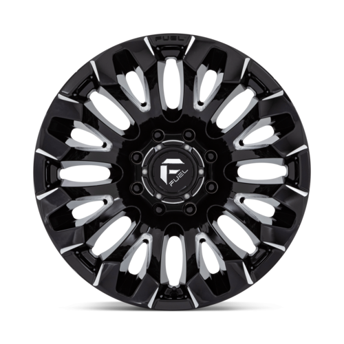 Fuel 1PC D828 Quake 20x10 Black Gloss Milled Off-Road Wheel