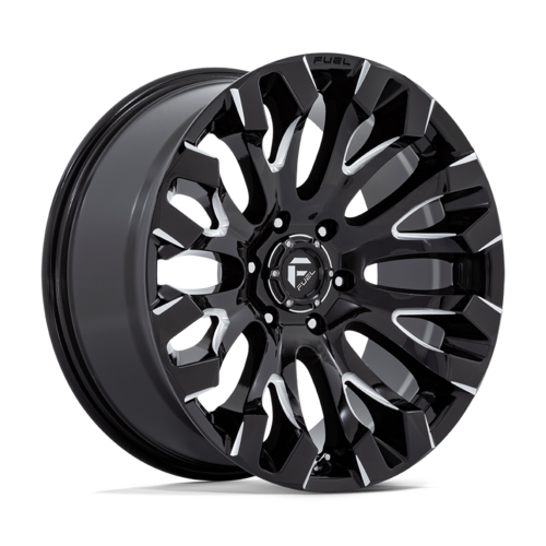 Fuel 1PC D828 Quake 20x9 Gloss Black Milled Wheel with 6x135 Bolt Pattern and 87.10 Center Bore