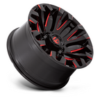 Fuel 1PC D829 Quake 20x10 Inch Gloss Black Milled Red Tint Wheel with -18 Offset and 8x170 Bolt Pattern