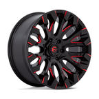 Fuel 1PC D829 Quake 20x9 Black Gloss with Milled Red Tint Wheel