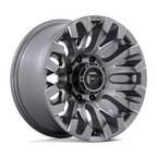Fuel 1PC D830 Quake 18x9 Inch Platinum Gray Wheel with 8x165.1 Bolt Pattern and +1 Offset