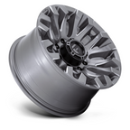 Fuel 1PC D830 Quake 18x9 Inch Platinum Gray Wheel with 8x165.1 Bolt Pattern and +1 Offset