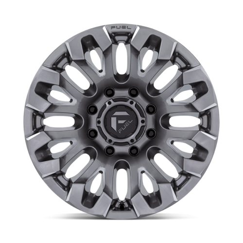 Fuel 1PC D830 Quake 18x9 Inch Platinum Gray Wheel with 8x165.1 Bolt Pattern and +1 Offset