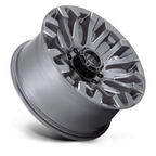 Fuel 1PC D830 QUAKE 20x9 Platinum Gray Off-Road Wheel with 8x165.1 Bolt Pattern