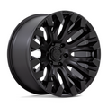 Fuel 1PC D831 QUAKE 20x9 Blackout Wheel with 5x139.7 Bolt Pattern and +1 Offset