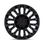 Fuel 1PC D831 Quake 20x9 Blackout Wheel with 8x180 Bolt Pattern and +1 Offset