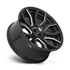 Fuel 1PC D711 RAGE 20x9 Gloss Black Milled Wheel with 5x127/5x139.7 Bolt Pattern