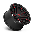 Fuel 1PC D712 RAGE 20x10 Gloss Black with Red Tint Wheel for 6x135/6x139.7 Bolt Pattern