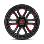 Fuel 1PC D712 RAGE 20x10 Gloss Black with Red Tint Wheel for 6x135/6x139.7 Bolt Pattern