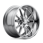 US Mag 1PC U110 Rambler 20x9.5 Chrome Wheel with 5x114.3 Bolt Pattern and 72.56mm Center Bore