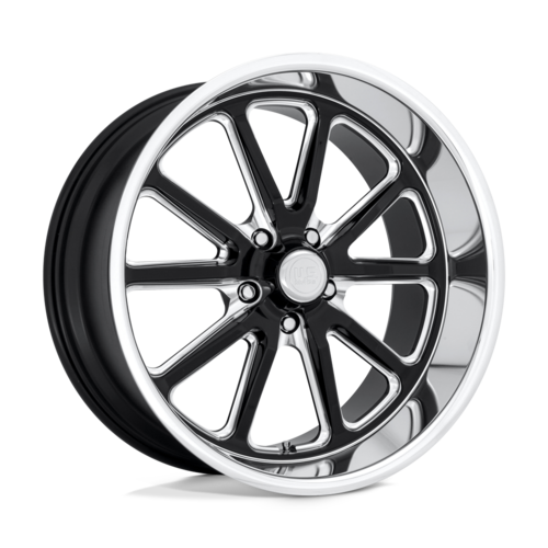 US Mag 1PC U117 RAMBLER 18x9.5 Gloss Black Milled Wheel with 5x127 Bolt Pattern