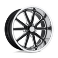 US Mag 1PC U117 Rambler 17x8 Gloss Black Milled Wheel with 5x120.65 Bolt Pattern