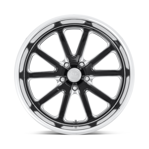 US Mag 1PC U117 RAMBLER 18x9.5 Gloss Black Milled Wheel with 5x120.65 Bolt Pattern