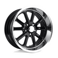 US Mag 1PC U121 RAMBLER 17x8 Gloss Black Wheel with 5x114.3 Bolt Pattern and 72.56 Center Bore