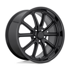 US Mag 1PC U123 Rambler 20x10 inch Gloss and Matte Black Wheel with 5x120 Bolt Pattern and +35 Offset