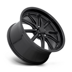 US Mag 1PC U123 Rambler 18x9.5 Gloss & Matte Black Wheel with 5x120.65 Bolt Pattern