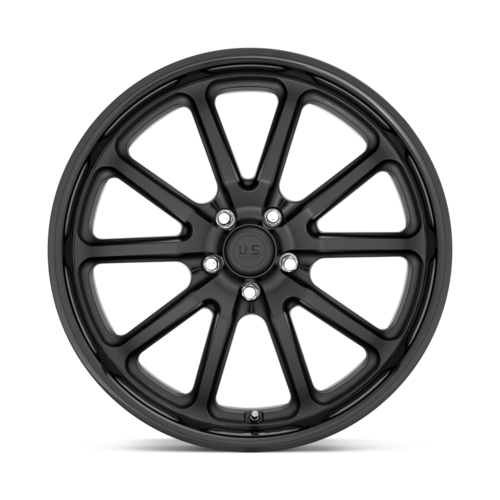 US Mag 1PC U123 RAMBLER 20x8.5 Inch Gloss and Matte Black Wheel with 5x114.3 Bolt Pattern and +32 Offset
