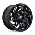 Fuel 1PC D753 Reaction 18x9 Gloss Black Milled Wheel with 8x180 Bolt Pattern