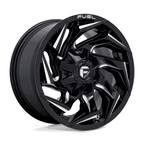 Fuel 1PC D753 Reaction 18x9 Gloss Black Milled Wheel with 8x180 Bolt Pattern