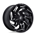 Fuel 1PC D753 Reaction 18x9 Gloss Black Milled Wheel with 6x135/6x139.7 Bolt Pattern