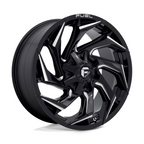 Fuel 1PC Reaction 20x9 Inch Gloss Black Milled Wheel with 8x170 Bolt Pattern and 125.10 Center Bore