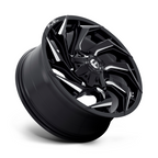 Fuel 1PC D753 Reaction 20x9 Inch Gloss Black Milled Wheel with 8x180 Bolt Pattern