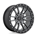 Fuel 1PC D680 Rebel 20x9 Matte Gunmetal Black Bead Ring Wheel