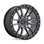 Fuel 1PC D680 Rebel 20x9 Matte Gunmetal Black Bead Ring Wheel with 6x135 Bolt Pattern and +20 Offset