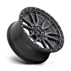 Fuel 1PC D680 Rebel 20x9 Matte Gunmetal Black Bead Ring Wheel with 6x135 Bolt Pattern and +20 Offset