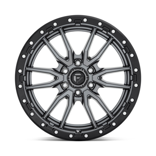 Fuel 1PC D680 Rebel 20x9 Matte Gunmetal Black Bead Ring Wheel