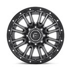 Fuel 1PC D680 Rebel 20x10 Matte Gunmetal Black Bead Ring Wheel with 8x170 Bolt Pattern and -18 Offset