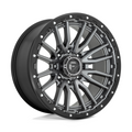 Fuel 1PC D680 Rebel 22x10 Matte Gunmetal Black Bead Ring Wheel with 8x170 Bolt Pattern and -18 Offset
