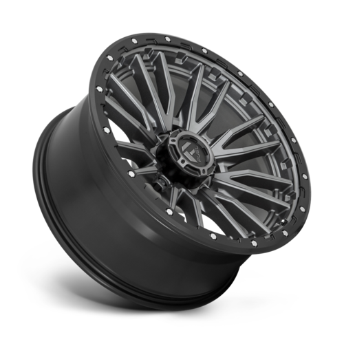 Fuel 1PC D680 Rebel 22x10 Matte Gunmetal Black Bead Ring Wheel with 8x170 Bolt Pattern and -18 Offset