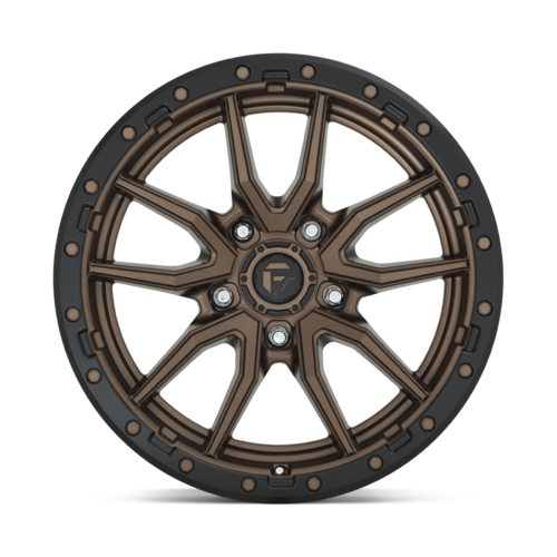 Fuel 1PC D681 Rebel 20-Inch Matte Bronze Black Bead Ring Wheel with 5x150 Bolt Pattern