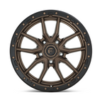 Fuel 1PC D681 Rebel 20-Inch Matte Bronze Black Bead Ring Wheel with 5x150 Bolt Pattern