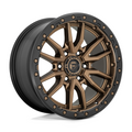 Fuel 1PC D681 Rebel 22x12 Matte Bronze Black Bead Ring Wheel with 6x139.7 Bolt Pattern and -44 Offset
