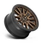 Fuel 1PC D681 Rebel 16x8 Matte Bronze Black Bead Ring Off-Road Wheel