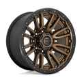Fuel 1PC D681 Rebel 20x10 Matte Bronze Black Bead Ring Wheel with -18 Offset and 8x170 Bolt Pattern