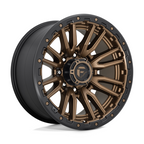 Fuel 1PC D681 Rebel 20x10 Matte Bronze Black Bead Ring Wheel with 8x180 Bolt Pattern and -18 Offset