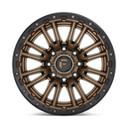 Fuel 1PC D681 Rebel 20x10 Matte Bronze Black Bead Ring Wheel with 8x180 Bolt Pattern and -18 Offset