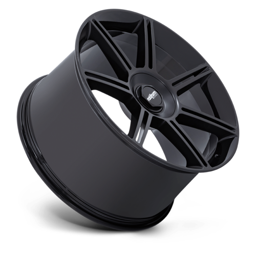 Rotiform FRA 22x10 Matte Black and Gloss Black Wheel with 5x130 Bolt Pattern and +56 Offset