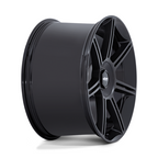Rotiform FRA 22x12 Gloss Black with M-Black Spokes Wheel - 5x130 Bolt Pattern +60 Offset
