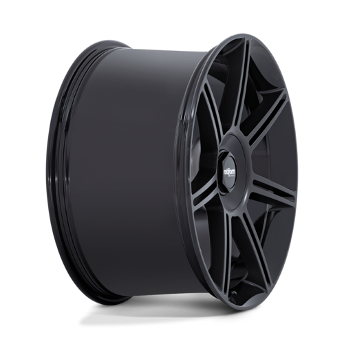 Rotiform FRA 22x10 Matte Black and Gloss Black Wheel with 5x130 Bolt Pattern and +56 Offset