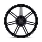 Rotiform FRA 22x12 Gloss Black with M-Black Spokes Wheel - 5x130 Bolt Pattern +60 Offset