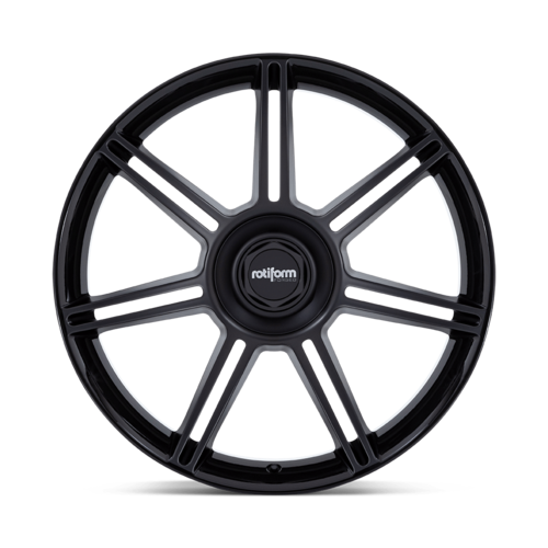Rotiform FRA 22x10 Matte Black and Gloss Black Wheel with 5x130 Bolt Pattern and +56 Offset