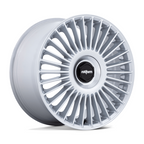Rotiform RC202 GRZ 22x10 Gloss Silver Wheel with 5x112/5x120 Bolt Pattern and +20 Offset